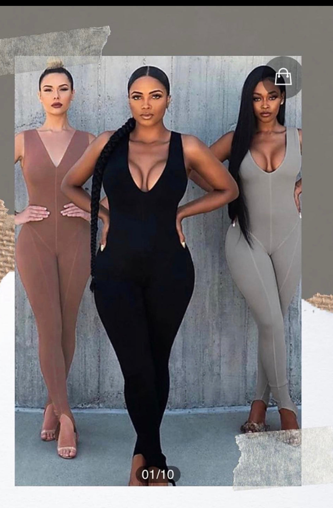 GG Essential V Neck Body suit