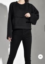 Load image into Gallery viewer, ICON  blacK sweat shirt
